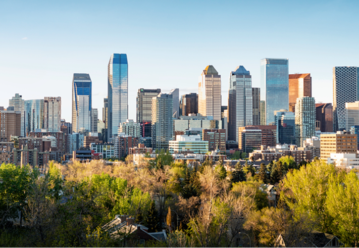 Calgary city view
