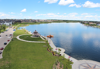 Chestermere city view