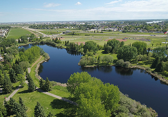 Leduc city view