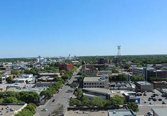 Lethbridge city view