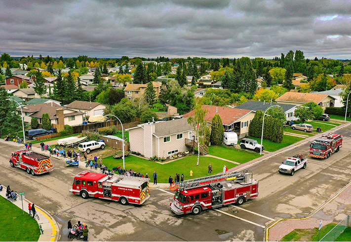 Penhold city view